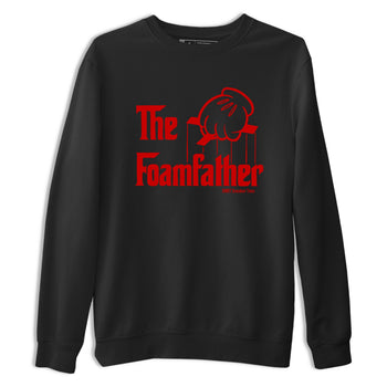 Sneaker match tees – Sneaker Tees To Match Air Foamposite Cough Drop Shoes – The Foamfather Tee Black 2