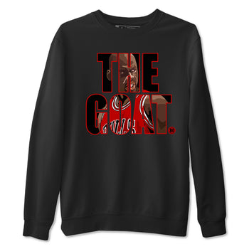 1s Black Toe Reimagined shirts to match jordans The Goat sneaker match tees Air Jordan 1 Black Toe Reimagined match shoes to clothes SNRT Sneaker Tees unisex cotton Black 2 shirts