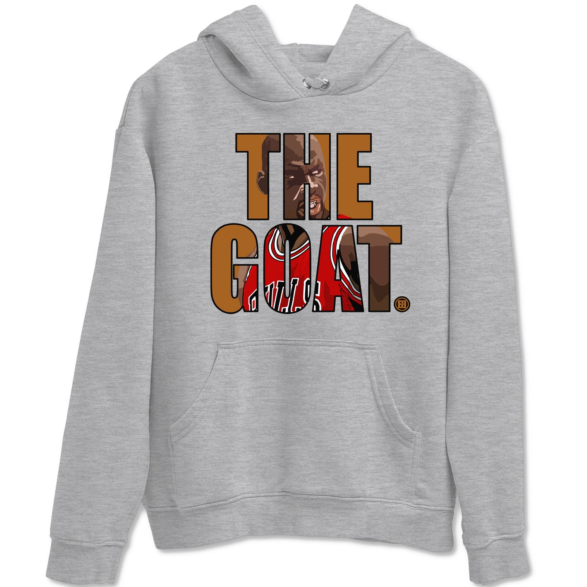 5s Archaeo Brown shirts to match jordans The Goat sneaker match tees Air Jordan 5 Archaeo Brown match shoes to clothes SNRT Sneaker Tees unisex cotton Heather Grey 2 shirts