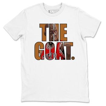 5s Archaeo Brown shirts to match jordans The Goat sneaker match tees Air Jordan 5 Archaeo Brown match shoes to clothes SNRT Sneaker Tees unisex cotton White 2 shirts