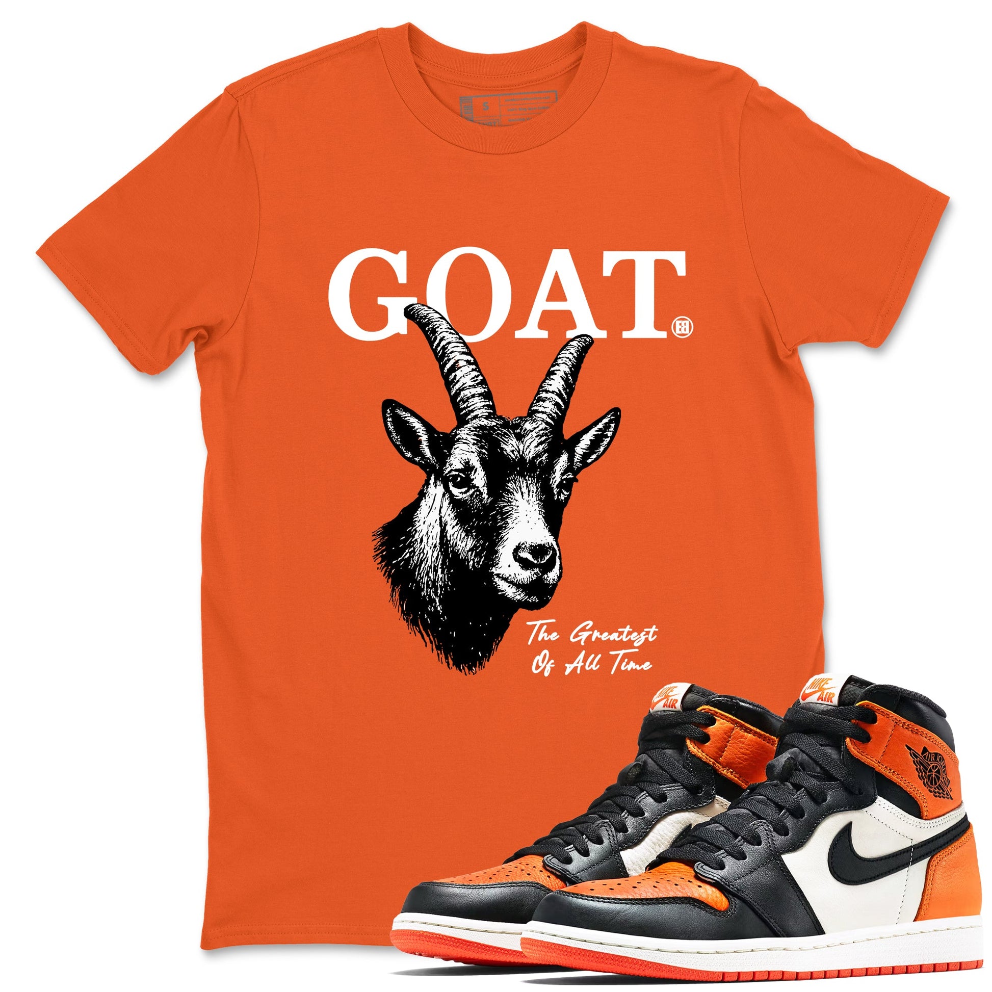 The Greatest Of All Time SNRT Sneaker Tees - Air Jordan 1 Shattered Backboard