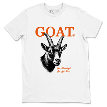 The Greatest Of All Time sneaker match t-shirt styled to complete your fit with the Air Jordan 1 Shattered Backboard sneakers, shown in White 2.