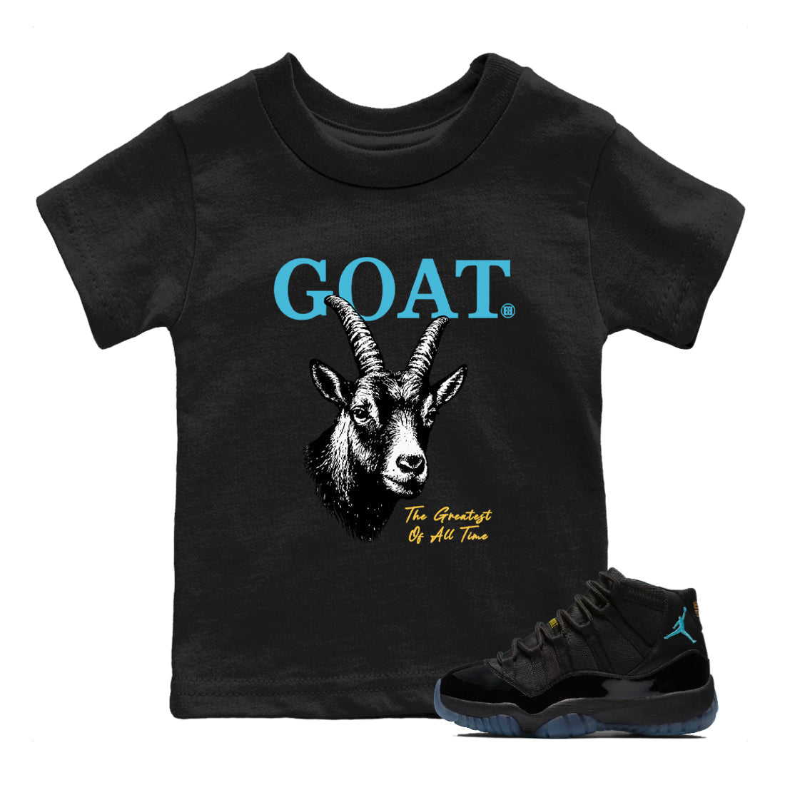 Sneaker Threads – Sneaker Tees To Match Air Jordan 11 Retro Gamma – The Greatest Of All Time Youth Graphic Tee Black 1. Perfect for Jordan releases 2025 colorways.