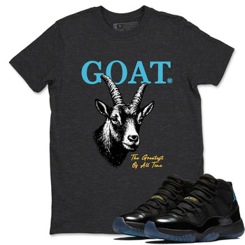 Sneaker Threads – Sneaker Tees To Match Air Jordan 11 Retro Gamma – The Greatest Of All Time Graphic Tee Charcoal Heather 1. Perfect for Jordan releases 2025 colorways.