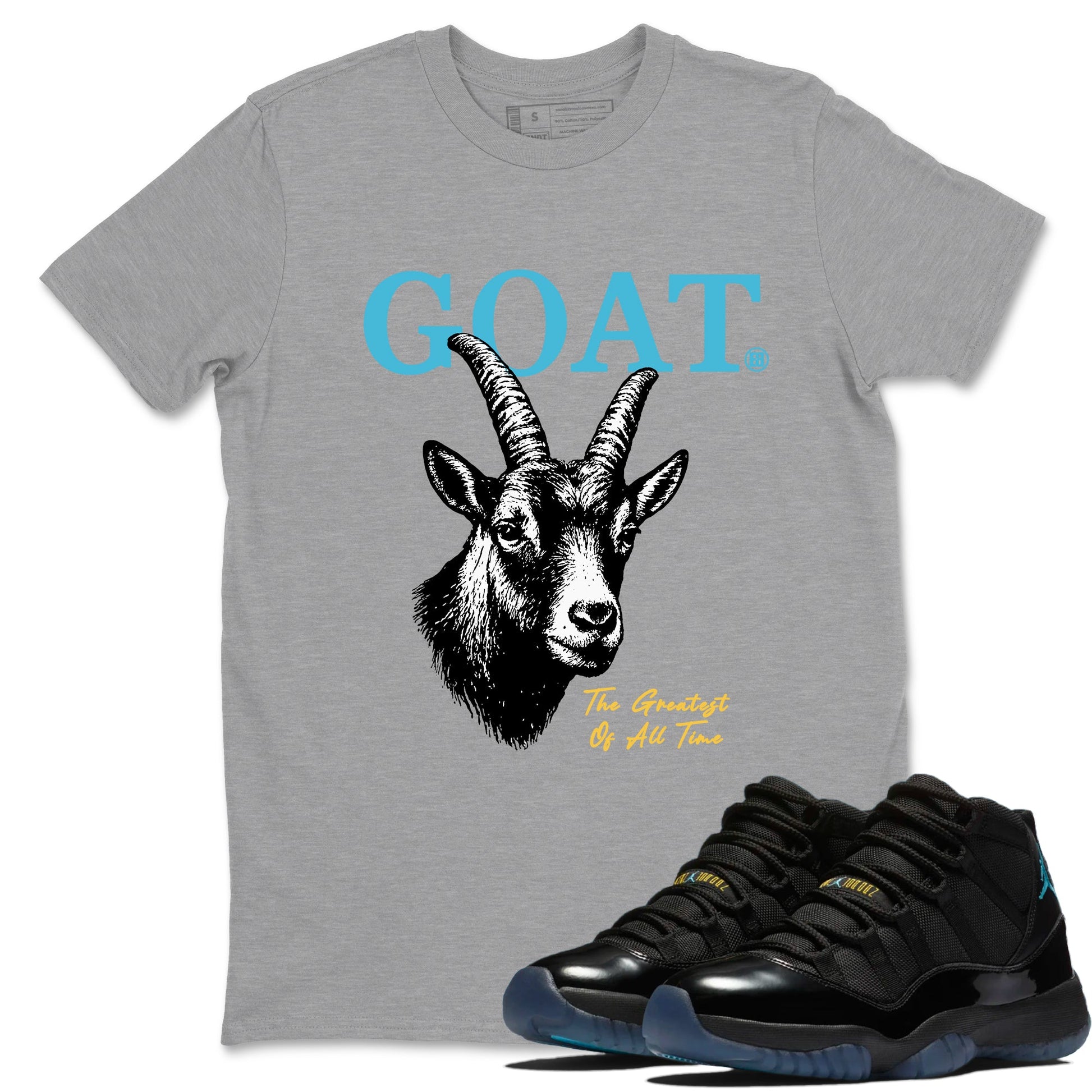 Sneaker Threads – Sneaker Tees To Match Air Jordan 11 Retro Gamma – The Greatest Of All Time Graphic Tee Heather Grey 1. Perfect for Jordan releases 2025 colorways.