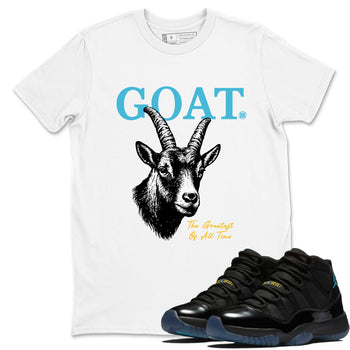 Sneaker Threads – Sneaker Tees To Match Air Jordan 11 Retro Gamma – The Greatest Of All Time Graphic Tee White 1. Perfect for Jordan releases 2025 colorways.