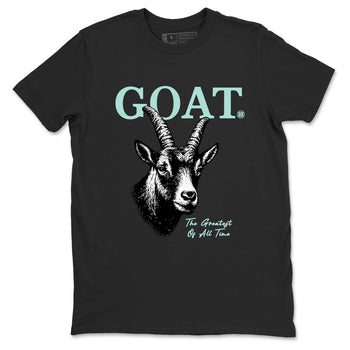 The Greatest Of All Time sneaker match t-shirt styled to complete your fit with the Air Jordan 11 Igloo sneakers, shown in Black 2.
