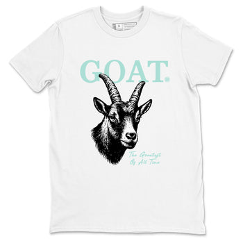 The Greatest Of All Time sneaker match t-shirt styled to complete your fit with the Air Jordan 11 Igloo sneakers, shown in White 2.