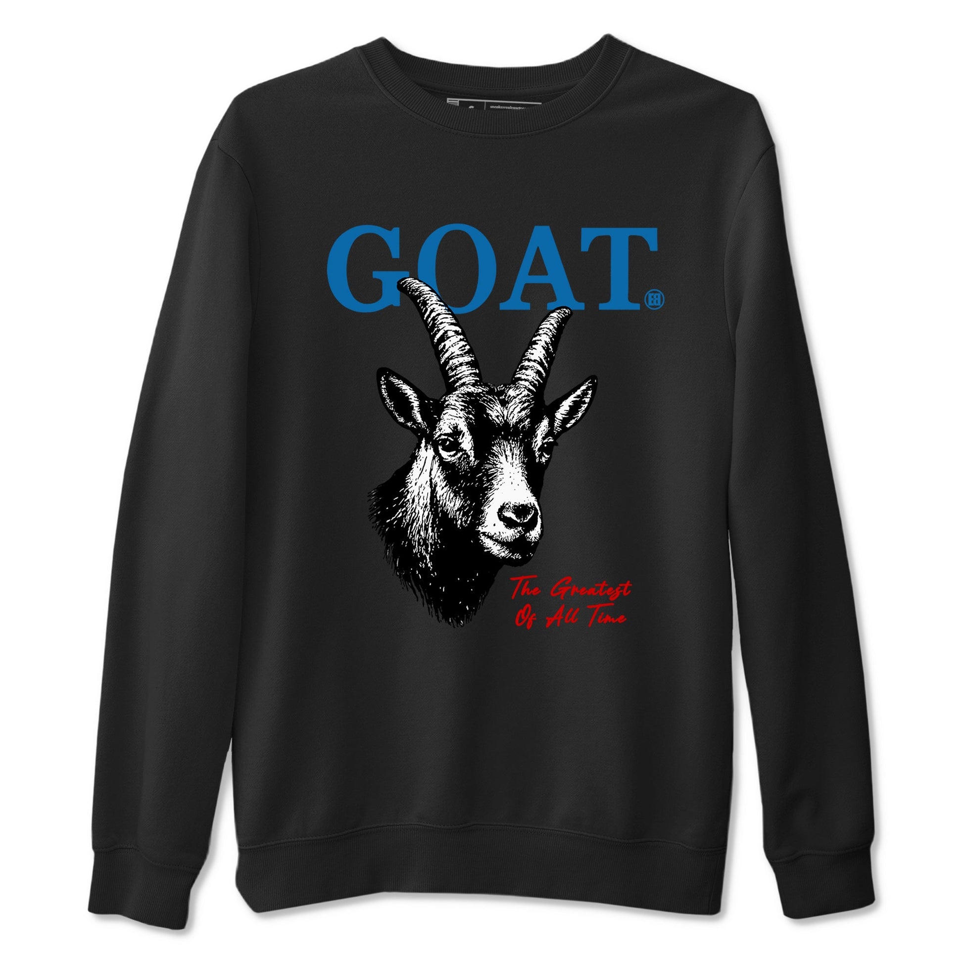 The Greatest Of All Time sneaker match t-shirt styled to complete your fit with the Air Jordan 3 Rare Air sneakers, shown in Black 2.