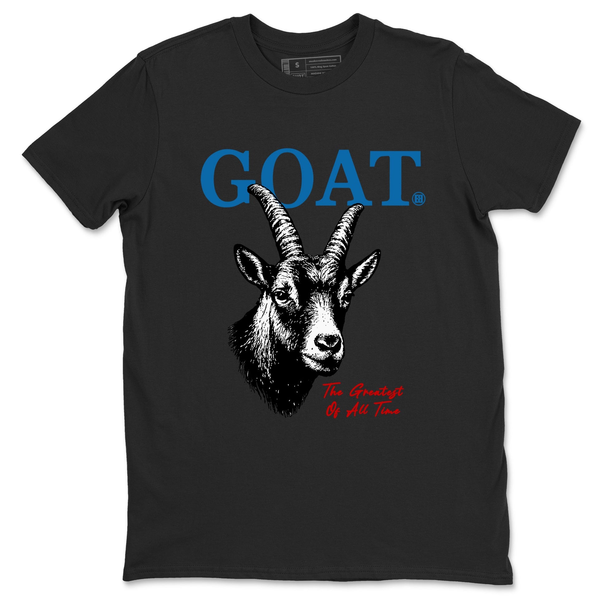 The Greatest Of All Time sneaker match t-shirt styled to complete your fit with the Air Jordan 3 Rare Air sneakers, shown in Black 2.