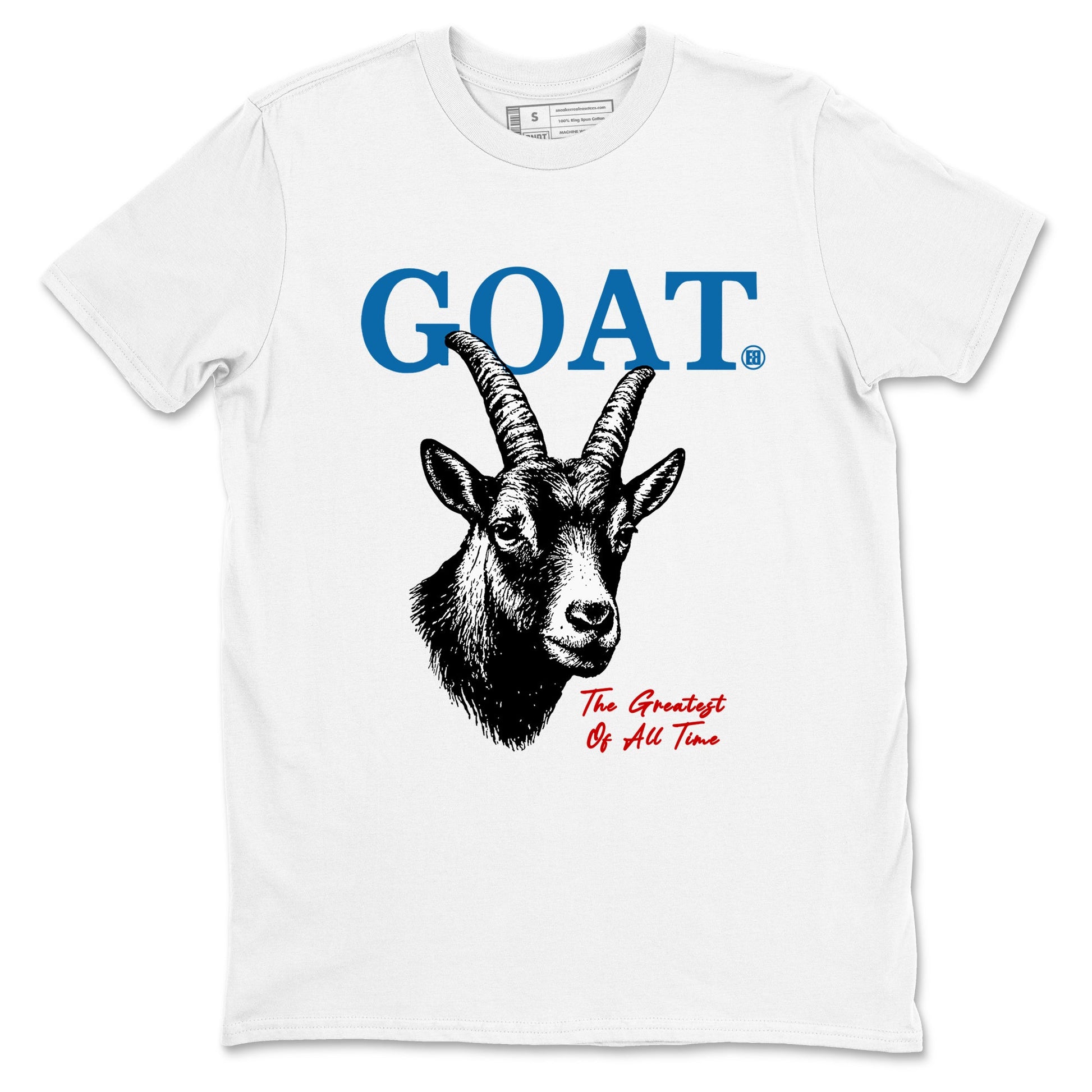 The Greatest Of All Time sneaker match t-shirt styled to complete your fit with the Air Jordan 3 Rare Air sneakers, shown in White 2.