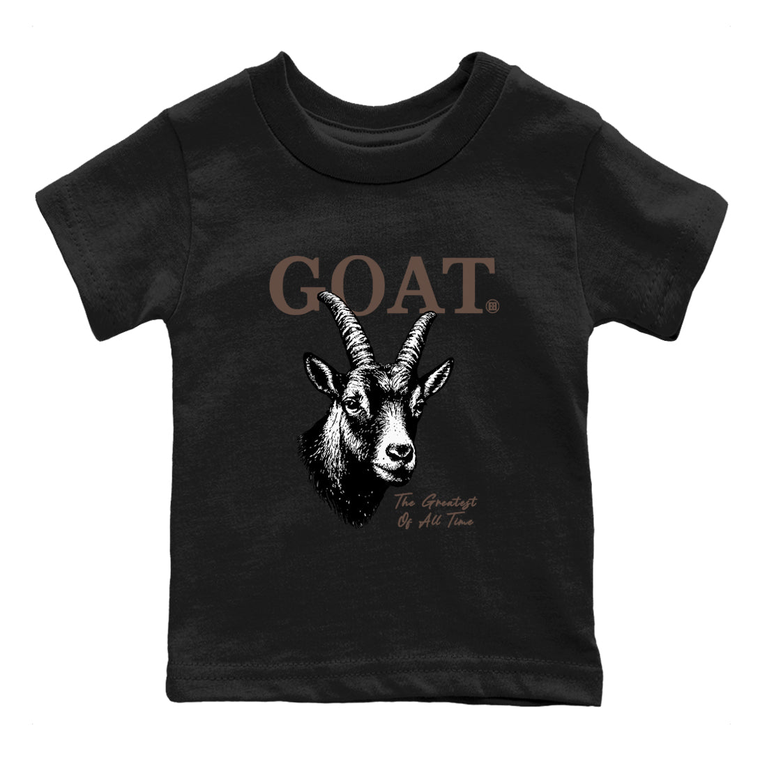 Sneaker match tees – Streetwear Graphic Tees Air Jordan 4 Cave Stone Sneakers – The Greatest Of All Time Kids Craphic T-Shirt Black 2