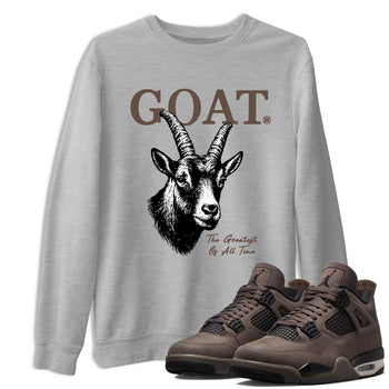 Sneaker match tees – Streetwear Graphic Tees Air Jordan 4 Cave Stone Sneakers – The Greatest Of All Time Graphic Tee Heather Grey 1