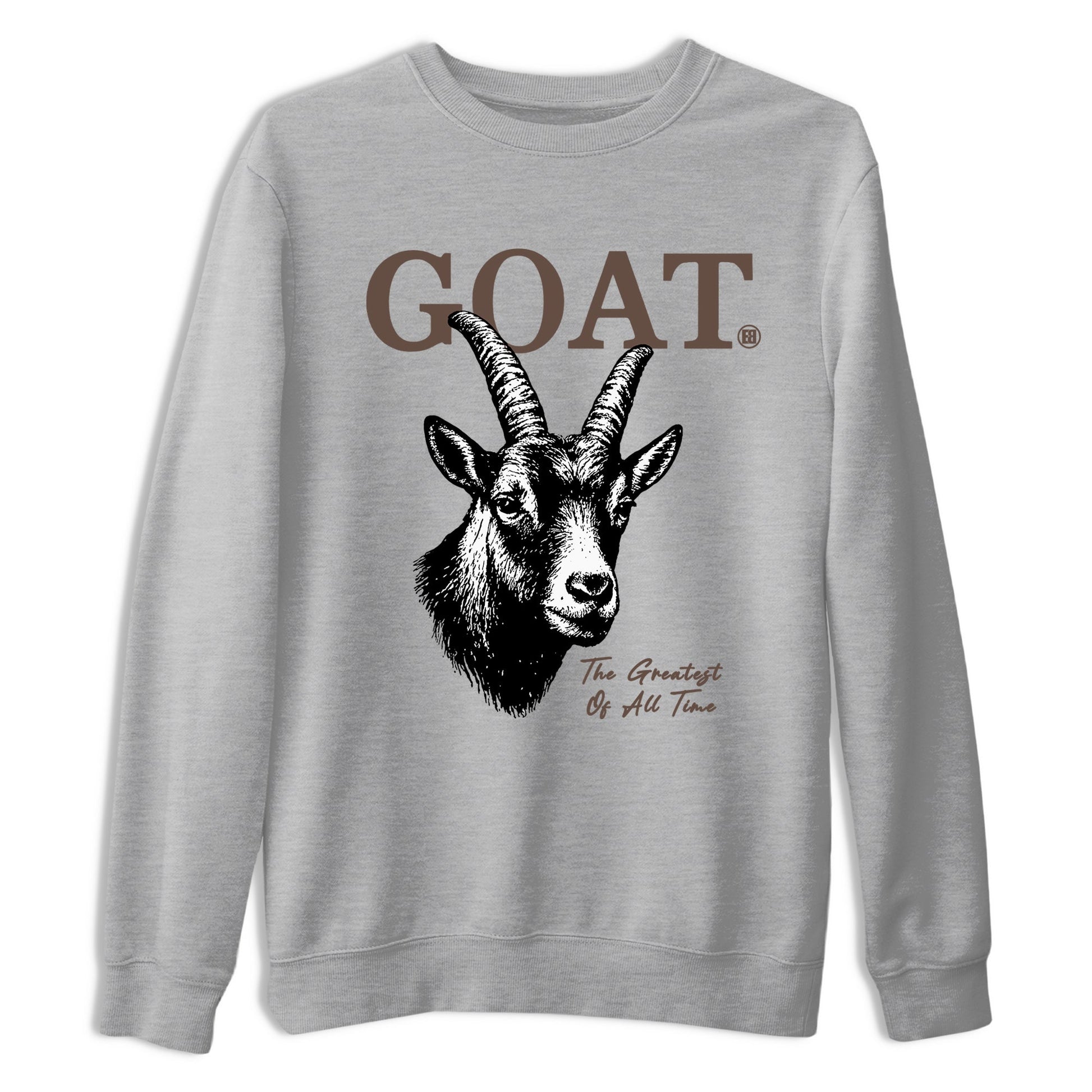 Sneaker match tees – Streetwear Graphic Tees Air Jordan 4 Cave Stone Sneakers – The Greatest Of All Time Graphic Tee Heather Grey 2