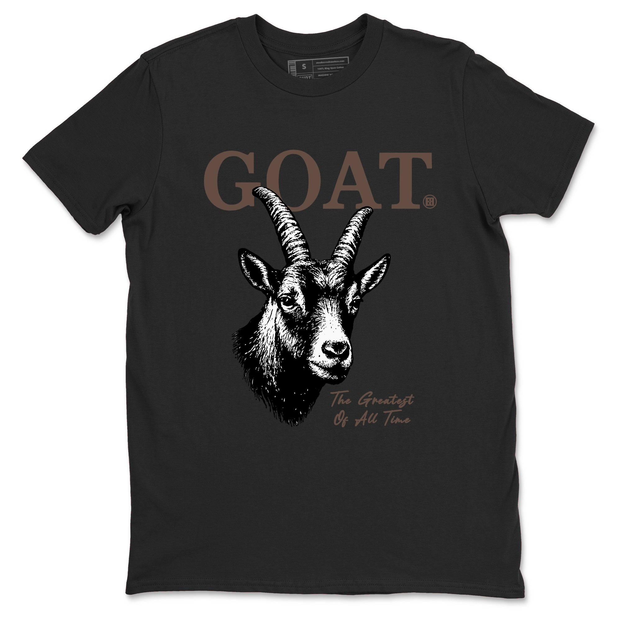 Sneaker match tees – Streetwear Graphic Tees Air Jordan 4 Cave Stone Sneakers – The Greatest Of All Time Graphic Tee Black 2