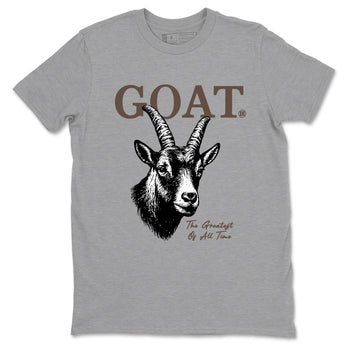 Sneaker match tees – Streetwear Graphic Tees Air Jordan 4 Cave Stone Sneakers – The Greatest Of All Time Graphic Tee Heather Grey 2