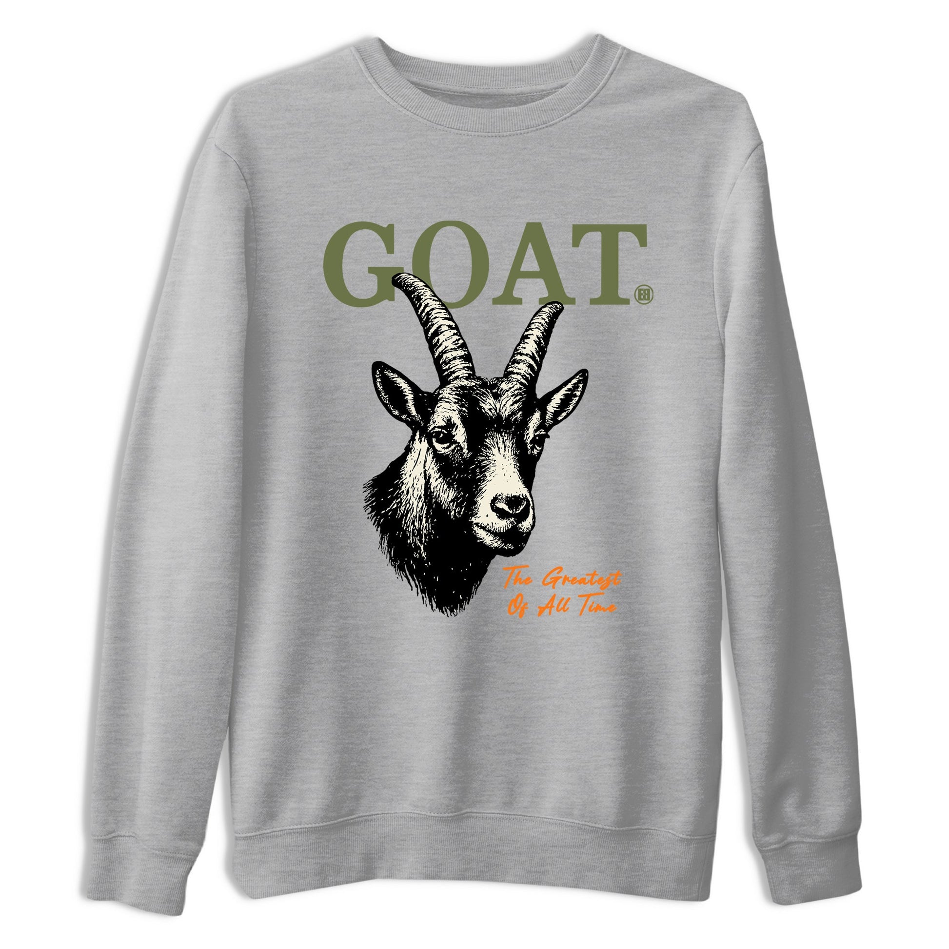 Sneaker match tees – Sneaker Tees To Match Undefeated inspired colorways Air Jordan 4 OG Olive Shoes  – The Greatest Of All Time Tee Heather Grey 2