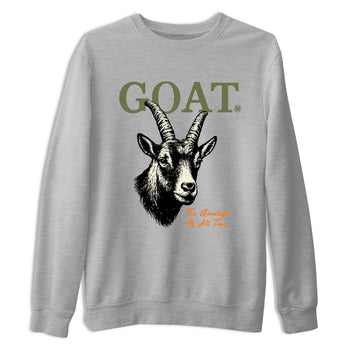 Sneaker match tees – Sneaker Tees To Match Undefeated inspired colorways Air Jordan 4 OG Olive Shoes  – The Greatest Of All Time Tee Heather Grey 2