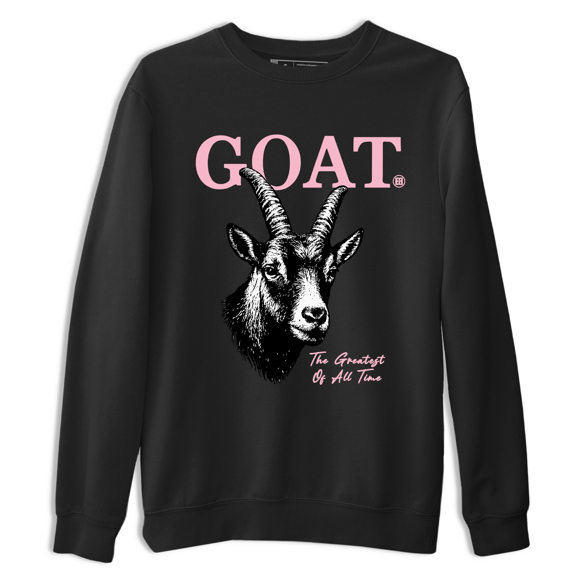 Sneaker match tees – Sneaker Tees To Match Air Jordan 5 Medium Soft Pink Shoes – The Greatest Of All Time Tee Black 2