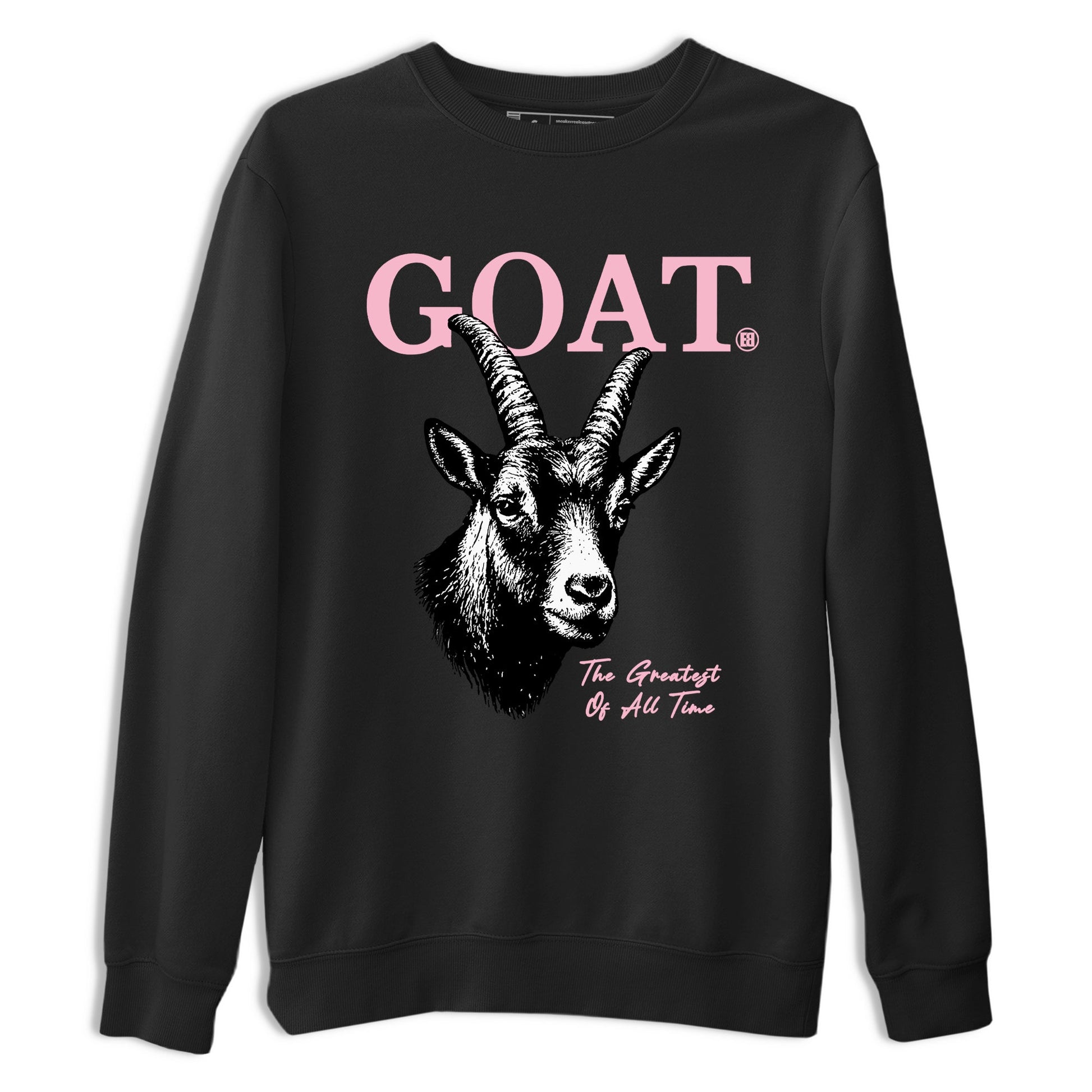 Sneaker match tees – Sneaker Tees To Match Air Jordan 5 Medium Soft Pink Shoes – The Greatest Of All Time Tee Black 2