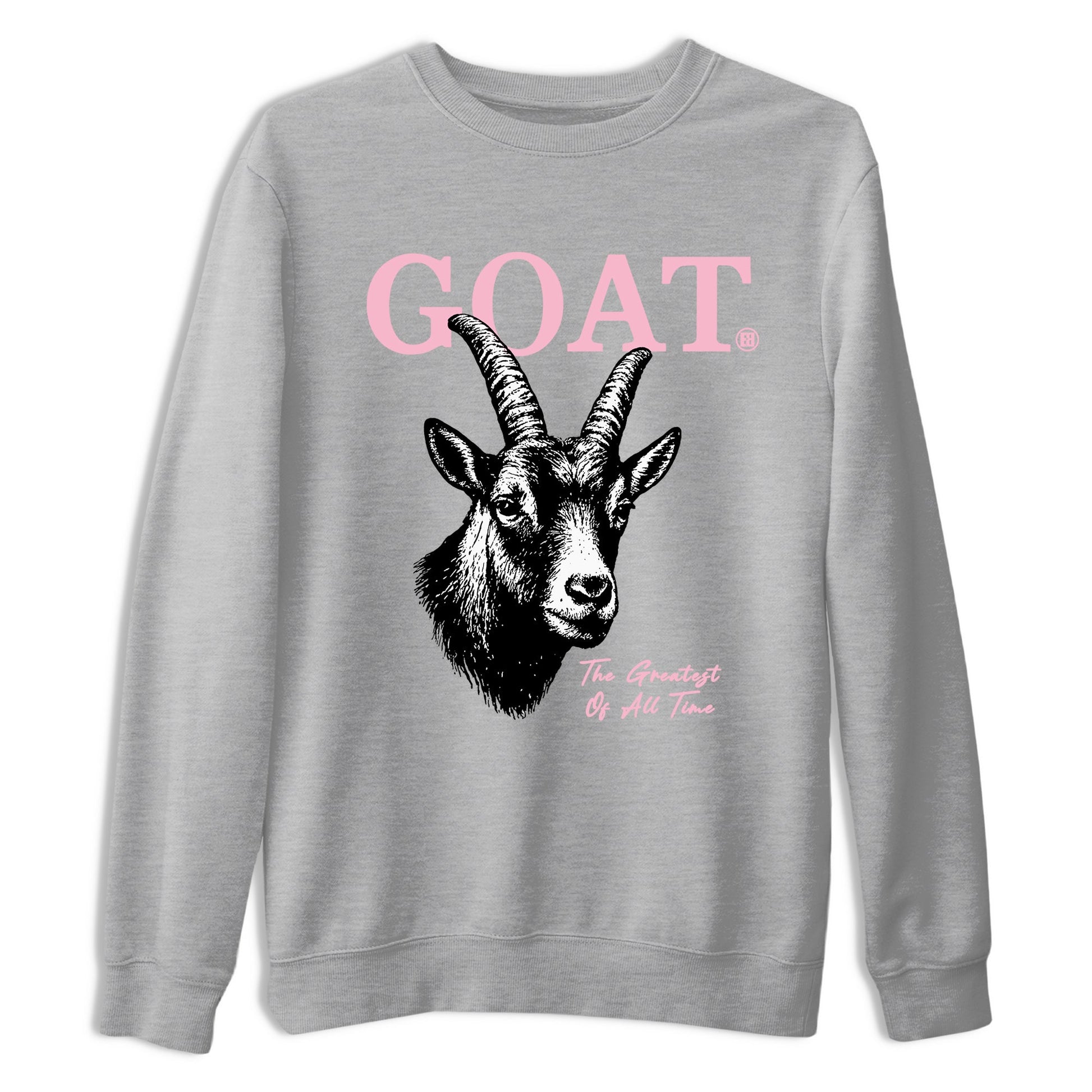 Sneaker match tees – Sneaker Tees To Match Air Jordan 5 Medium Soft Pink Shoes – The Greatest Of All Time Tee Heather Grey 2