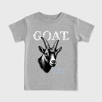 Sneaker match tees – Sneaker Tees To Match Air Jordan 5 Wolf Grey Shoes – The Greatest Of All Time Kids T-Shirt Heather Grey 2