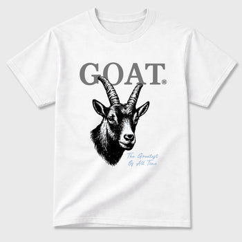Sneaker match tees – Sneaker Tees To Match Air Jordan 5 Wolf Grey Shoes – The Greatest Of All Time Tee White 2