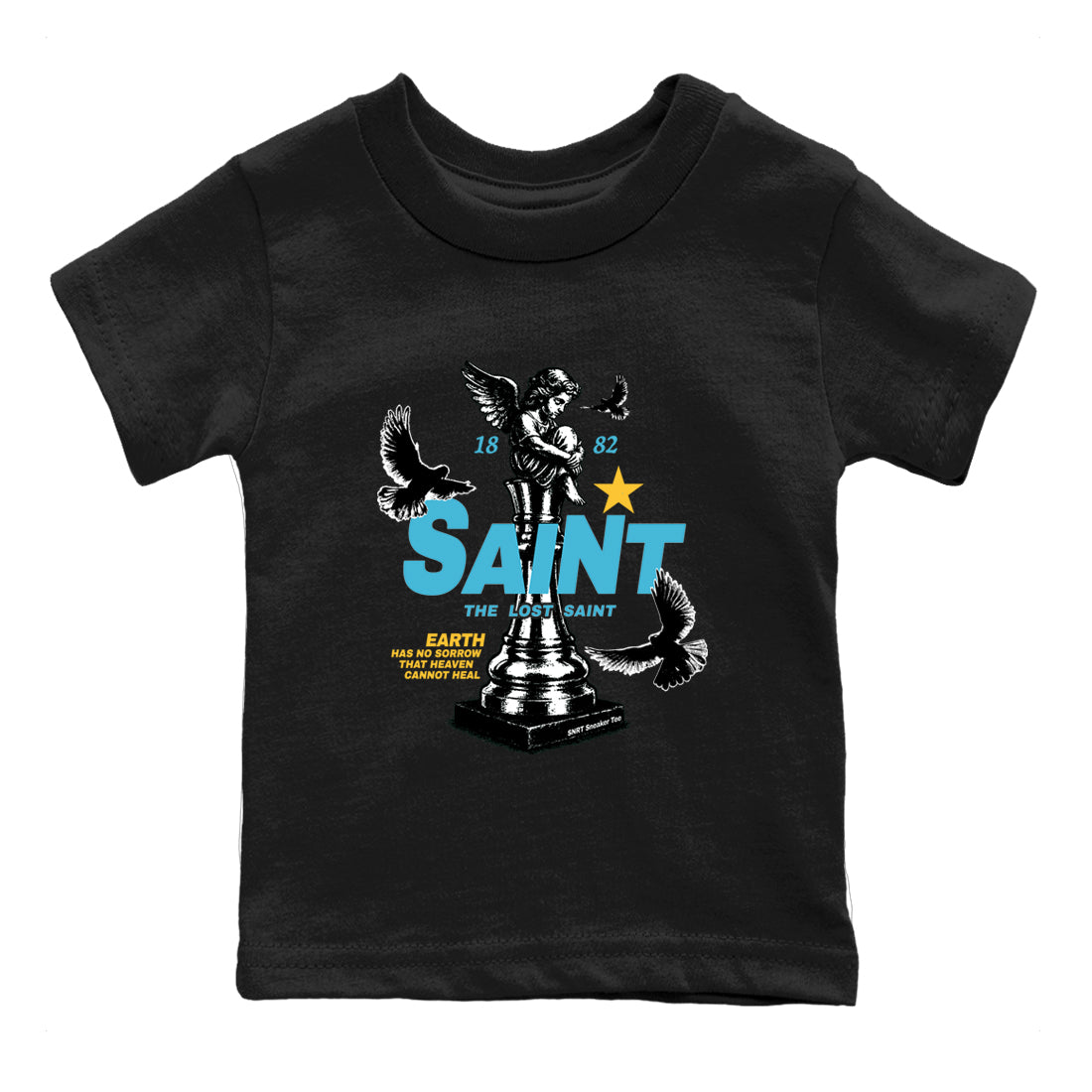 Sneaker match tees – Sneaker Tees To Match Air Jordan 11 Gamma Shoes – The Lost Saint Kids T-Shirt Black 2