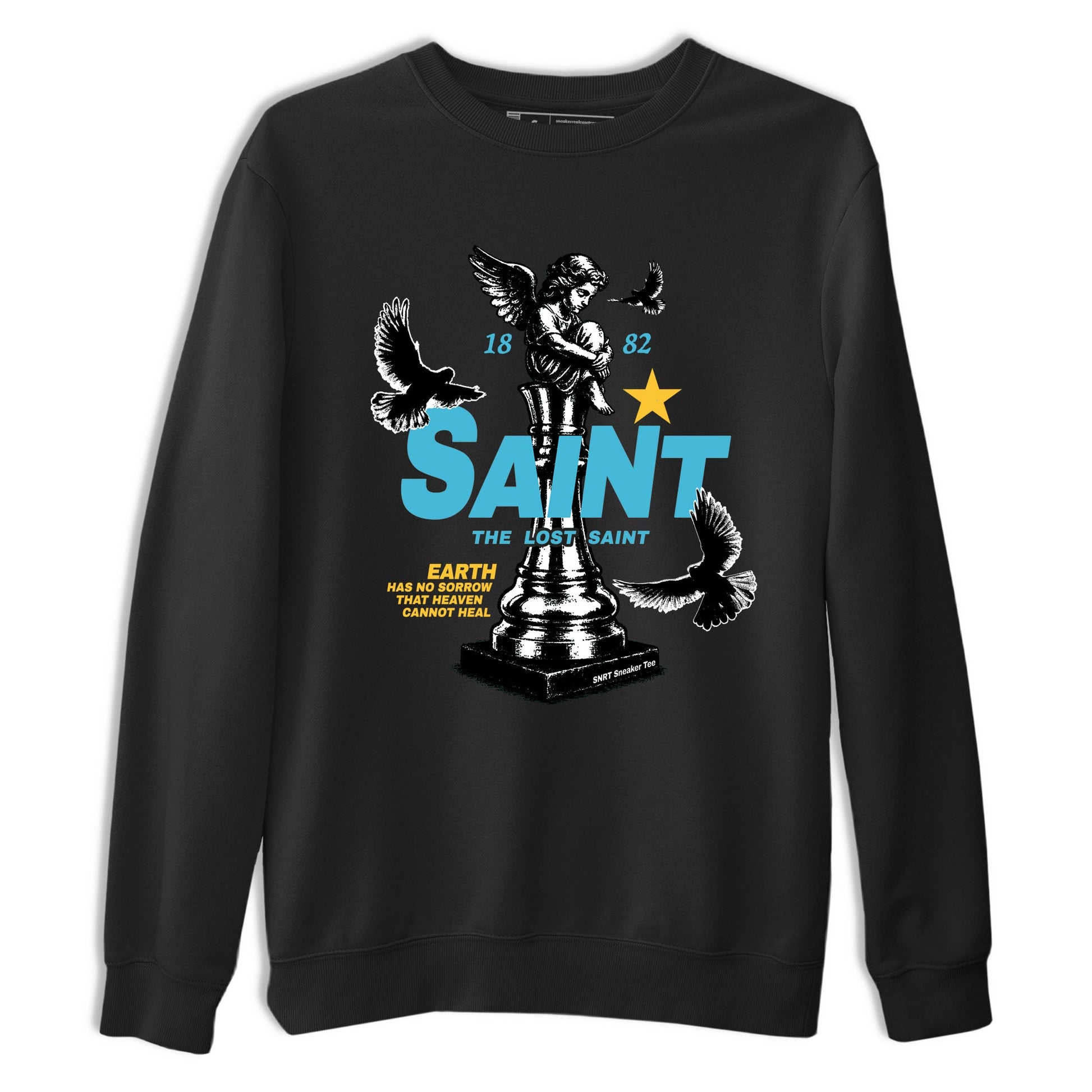 Sneaker match tees – Sneaker Tees To Match Air Jordan 11 Gamma Shoes – The Lost Saint Tee Black 2