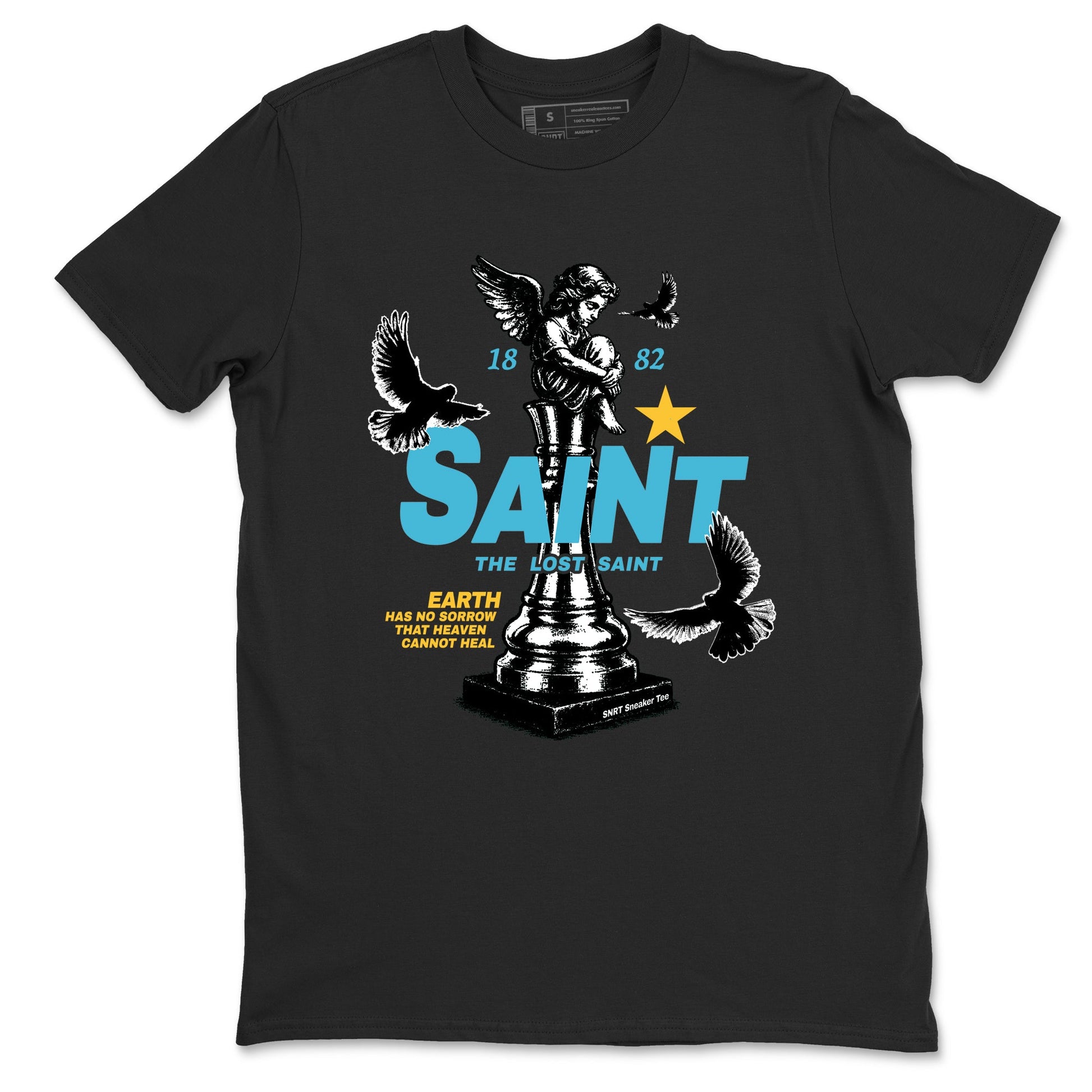 Sneaker match tees – Sneaker Tees To Match Air Jordan 11 Gamma Shoes – The Lost Saint Tee Black 2