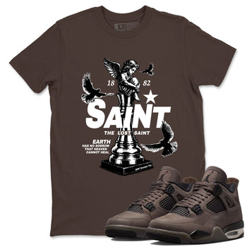 Sneaker match tees – Streetwear Graphic Tees Air Jordan 4 Cave Stone Sneakers – The Lost Saint Graphic Tee Dark Chocolate 1