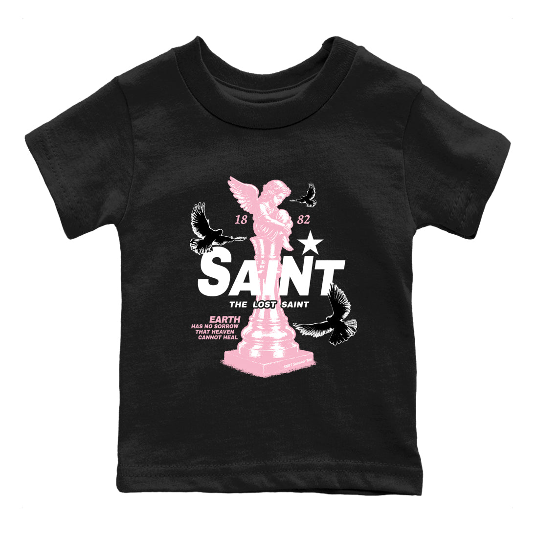 Sneaker Threads – Sneaker Threads To Match Air Jordan 5 35th Anniversary Shoes – The Lost Saint Kids T-Shirt Black 2
