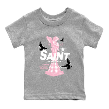 Sneaker Threads – Sneaker Threads To Match Air Jordan 5 35th Anniversary Shoes – The Lost Saint Kids T-Shirt Heather Grey 2