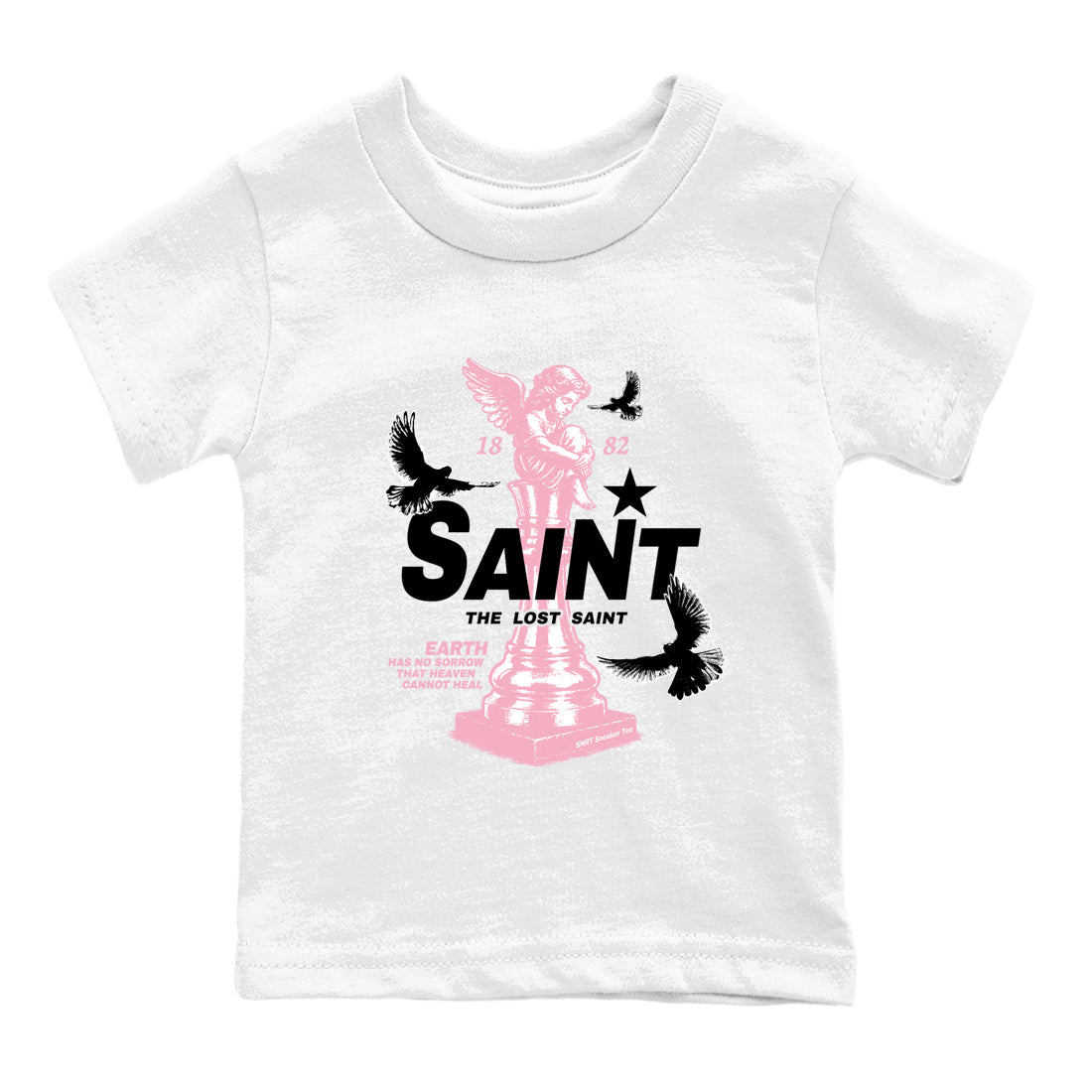 Sneaker Threads – Sneaker Threads To Match Air Jordan 5 35th Anniversary Shoes – The Lost Saint Kids T-Shirt White 2