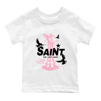 Sneaker Threads – Sneaker Threads To Match Air Jordan 5 35th Anniversary Shoes – The Lost Saint Kids T-Shirt White 2