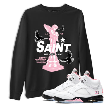Sneaker Threads – Sneaker Threads To Match Air Jordan 5 35th Anniversary Shoes – The Lost Saint Tee Black 1
