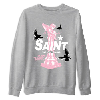 Sneaker Threads – Sneaker Threads To Match Air Jordan 5 35th Anniversary Shoes – The Lost Saint Tee Heather Grey 2
