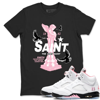 Sneaker Threads – Sneaker Threads To Match Air Jordan 5 35th Anniversary Shoes – The Lost Saint Tee Black 1