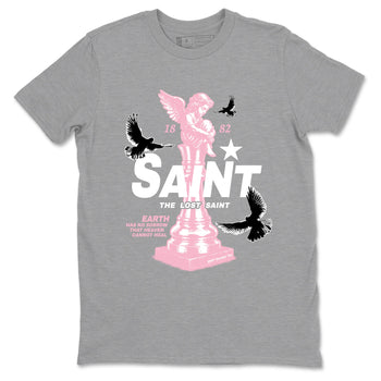 Sneaker Threads – Sneaker Threads To Match Air Jordan 5 35th Anniversary Shoes – The Lost Saint Tee Heather Grey 2