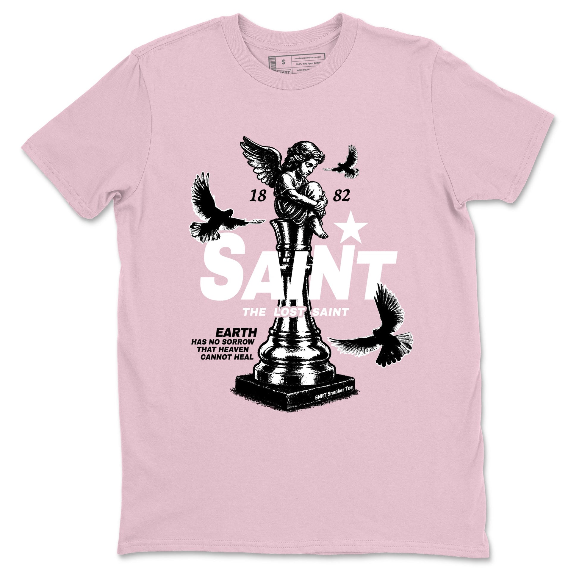 Sneaker Threads – Sneaker Threads To Match Air Jordan 5 35th Anniversary Shoes – The Lost Saint Tee Pink 2