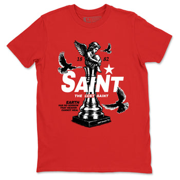 5s Fire Red Sneaker match tees – Sneaker Tees To Match Jordan 5 Retro Fire Red Sneakers – The Lost Saint Graphic Tee Red 2