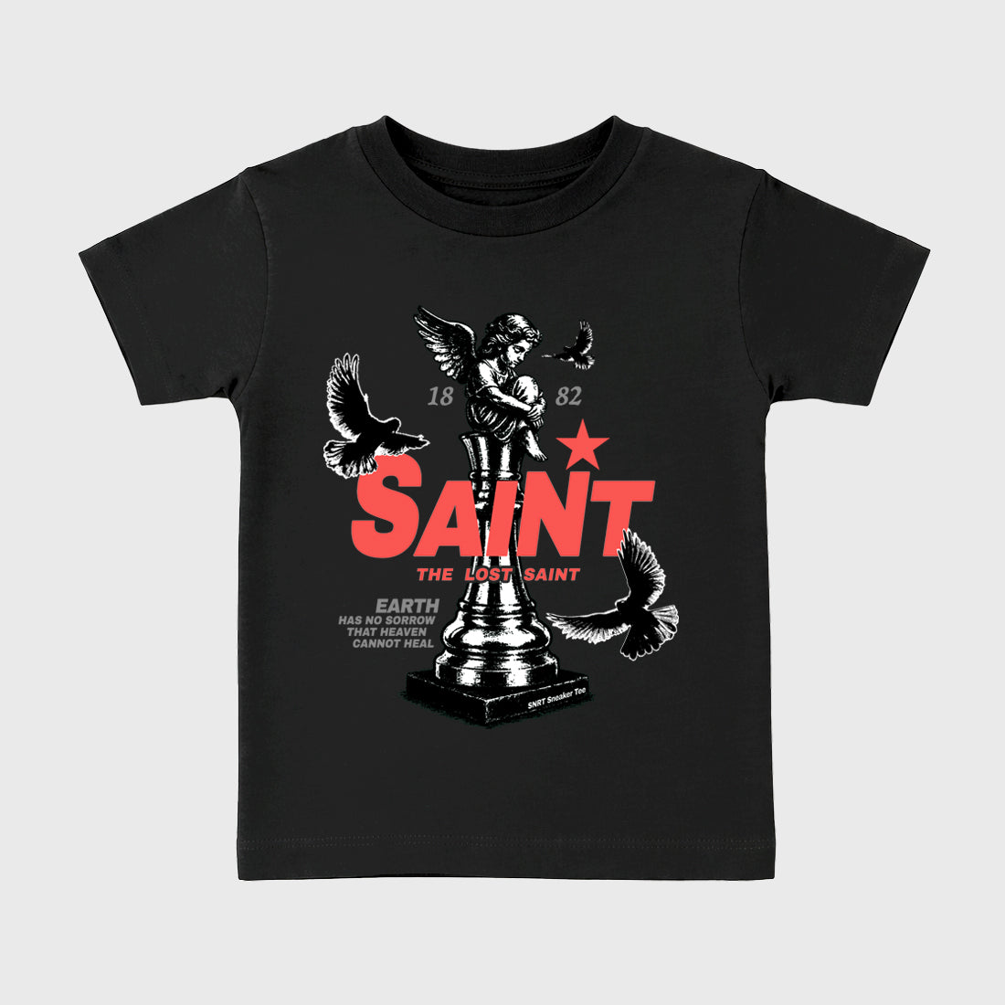 Sneaker match tees – Sneaker Tees To Match Air Max 90 Infrared Shoes – The Lost Saint Kids T-Shirt Black 2