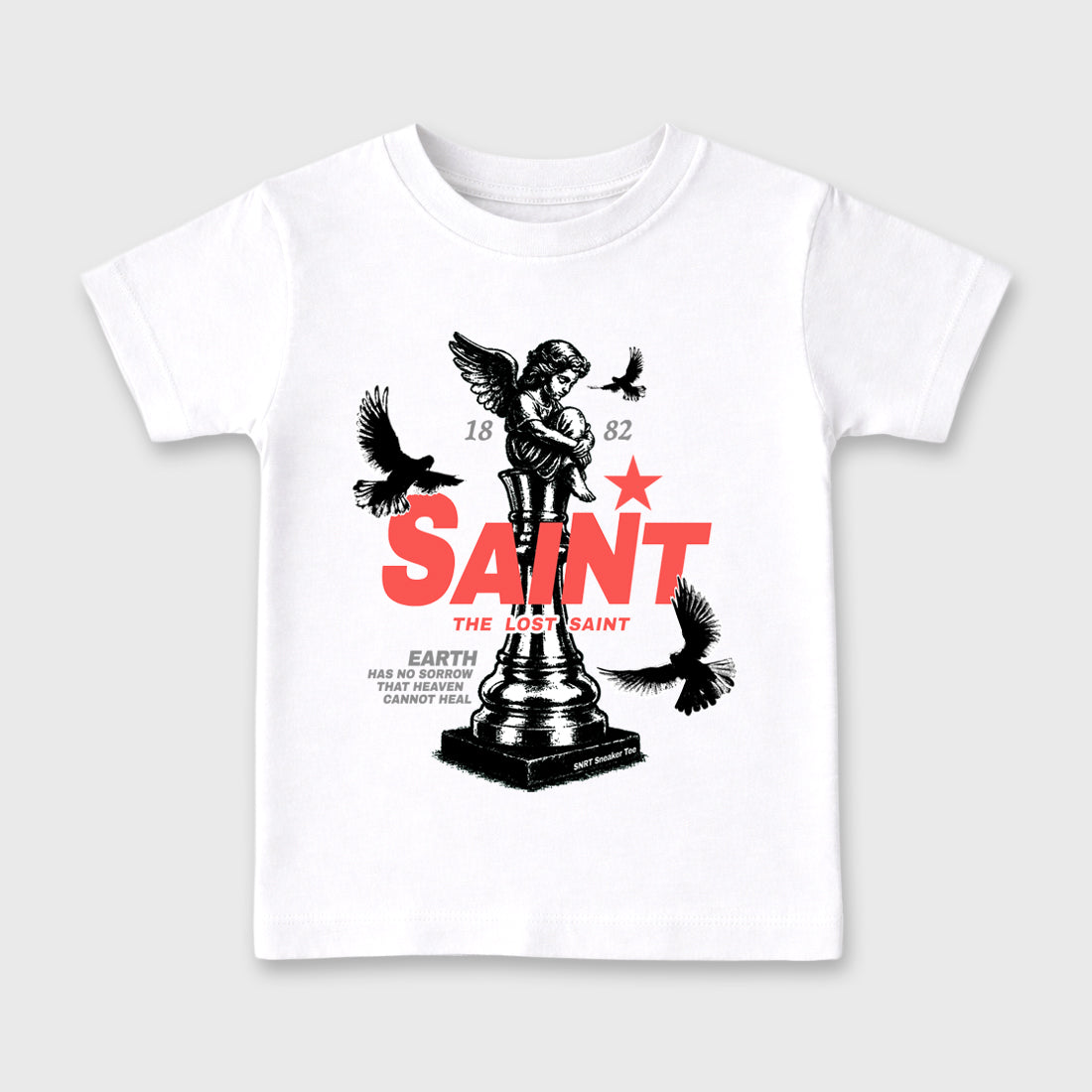 Sneaker match tees – Sneaker Tees To Match Air Max 90 Infrared Shoes – The Lost Saint Kids T-Shirt White 2
