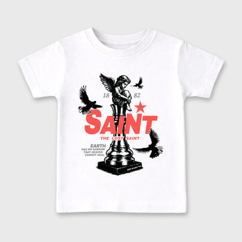 Sneaker match tees – Sneaker Tees To Match Air Max 90 Infrared Shoes – The Lost Saint Kids T-Shirt White 2