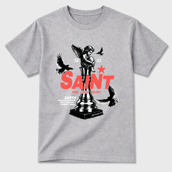 Sneaker match tees – Sneaker Tees To Match Air Max 90 Infrared Shoes – The Lost Saint Tee Heather Grey 2