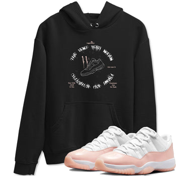 11s Legend Pink shirts to match jordans The Most Worn Shoes sneaker match tees Air Jordan 11 Legend Pink SNRT Sneaker Tees streetwear brand Black 1 unisex cotton tee