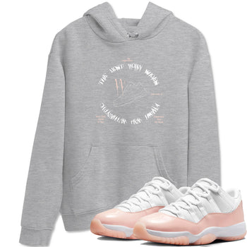 11s Legend Pink shirts to match jordans The Most Worn Shoes sneaker match tees Air Jordan 11 Legend Pink SNRT Sneaker Tees streetwear brand Heather Grey 1 unisex cotton tee