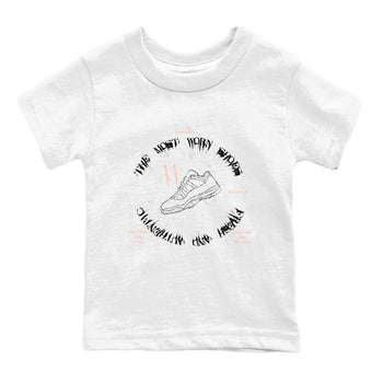 11s Legend Pink shirts to match jordans The Most Worn Shoes sneaker match tees Air Jordan 11 Legend Pink SNRT Sneaker Tees streetwear brand Baby and Youth White 2 cotton tee