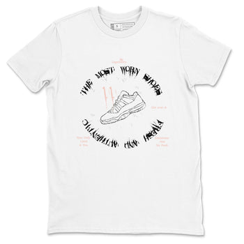 11s Legend Pink shirts to match jordans The Most Worn Shoes sneaker match tees Air Jordan 11 Legend Pink SNRT Sneaker Tees streetwear brand White 2 unisex cotton tee