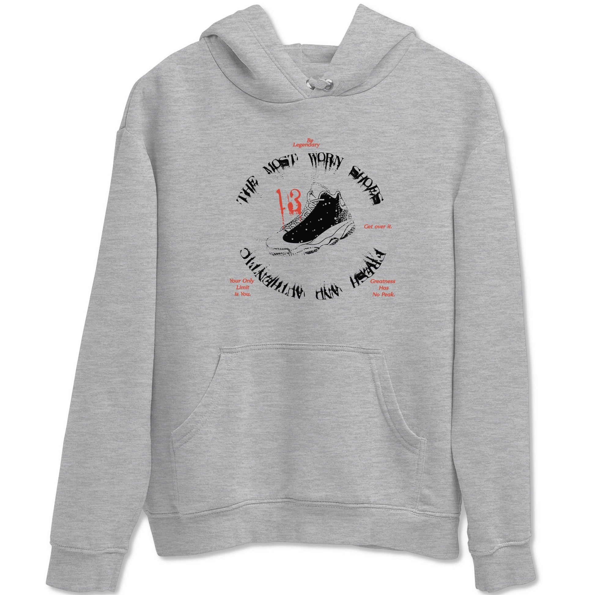 13s Dune Red shirts to match jordans The Most Worn Shoes sneaker match tees Air Jordan 13 Dune Red SNRT Sneaker Tees streetwear brand Heather Grey 2 unisex cotton tee